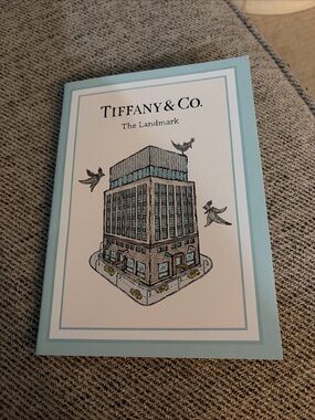 Tiffany & Co. Blue and White Illustrated Landmark coloring/activity book